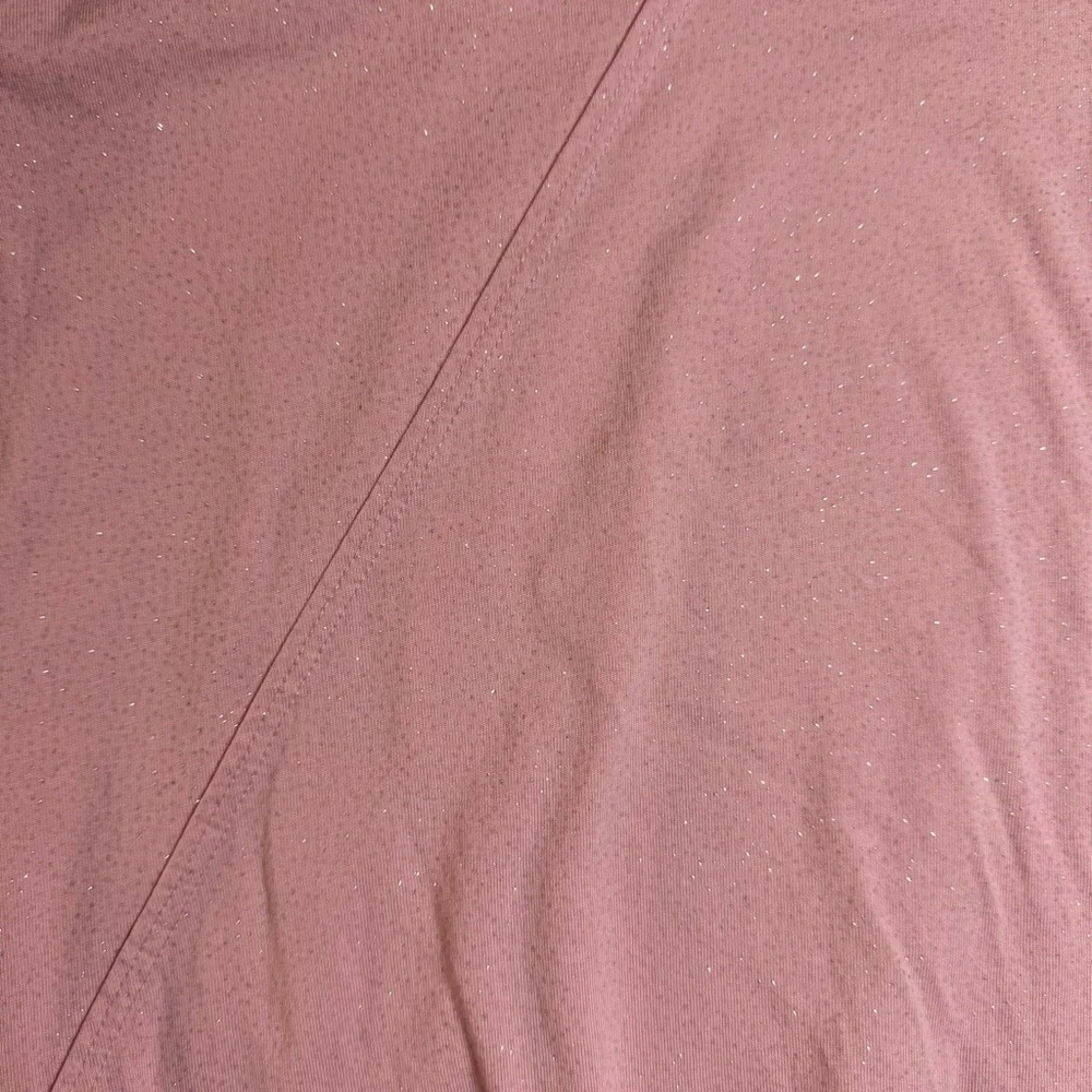 Carter's Dusty Pink V-Neck Top with Glitter